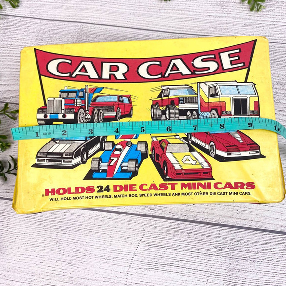 VNT 1985 Die Cast Mini Car Case Matchbox Hot Wheels Car Vintage Case - Picture 8 of 11